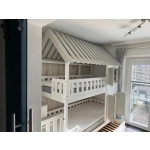 Stabilne łóżko piętrowe ze schodami Katowice z bezpiecznym dostępem