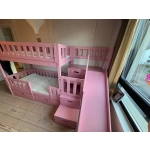 Różowe łóżko dla dziewczynek