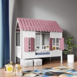 Łóżko dla dziewczynki z dachem