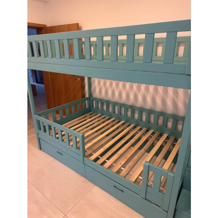 łóżko piętrowe 120x200